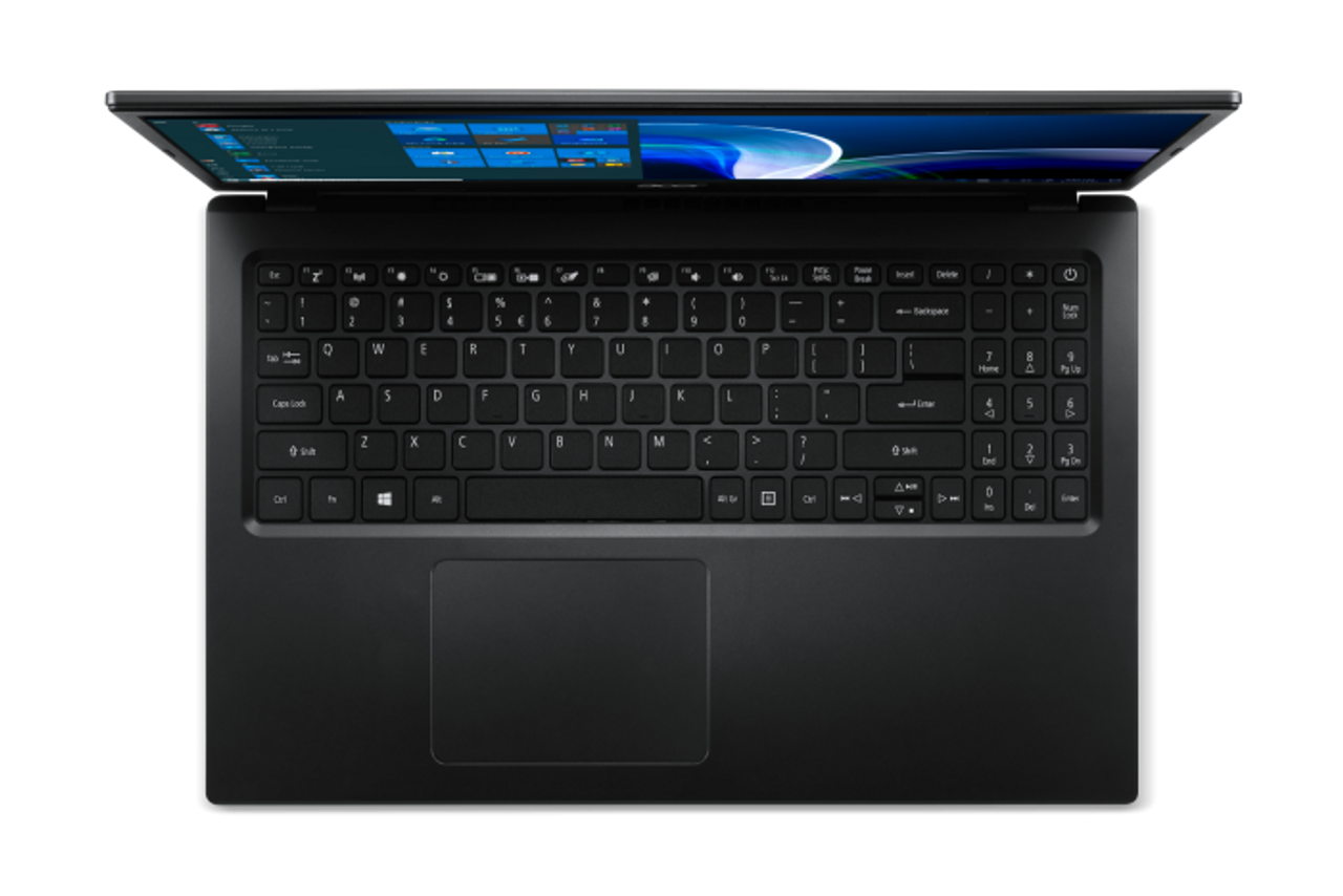 Acer Travelmate P215 TMP215-54-71GK top view